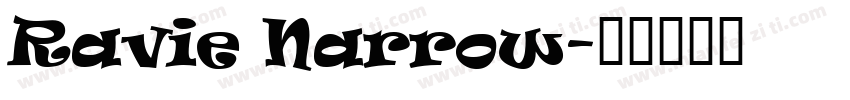 Ravie Narrow字体转换